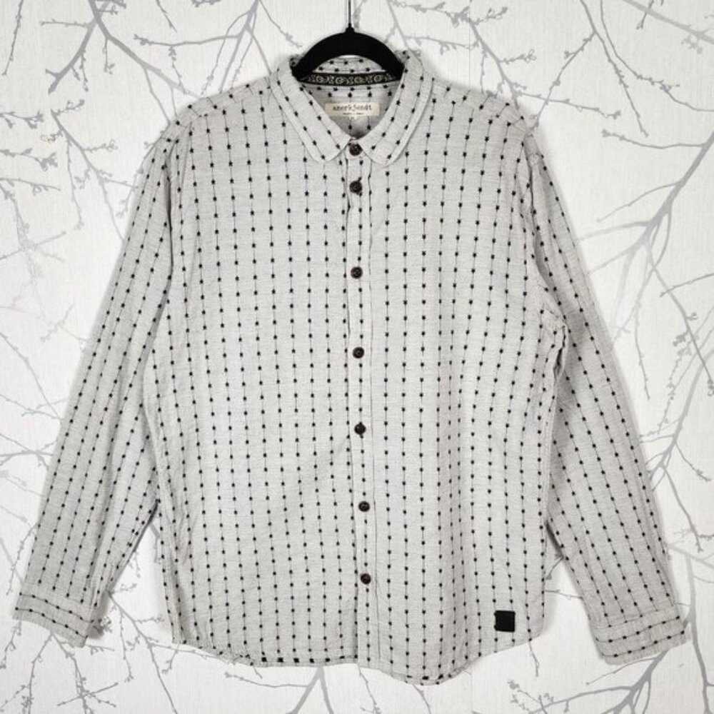 Anerkjendt Artsy Stars Embroidered 100% Cotton Button Front Shirt